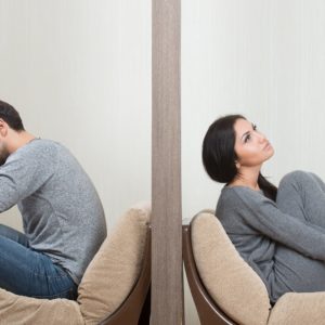 Leave marriage - AdobeStock emotionally distant spouse Unlovable Conflict between man and woman