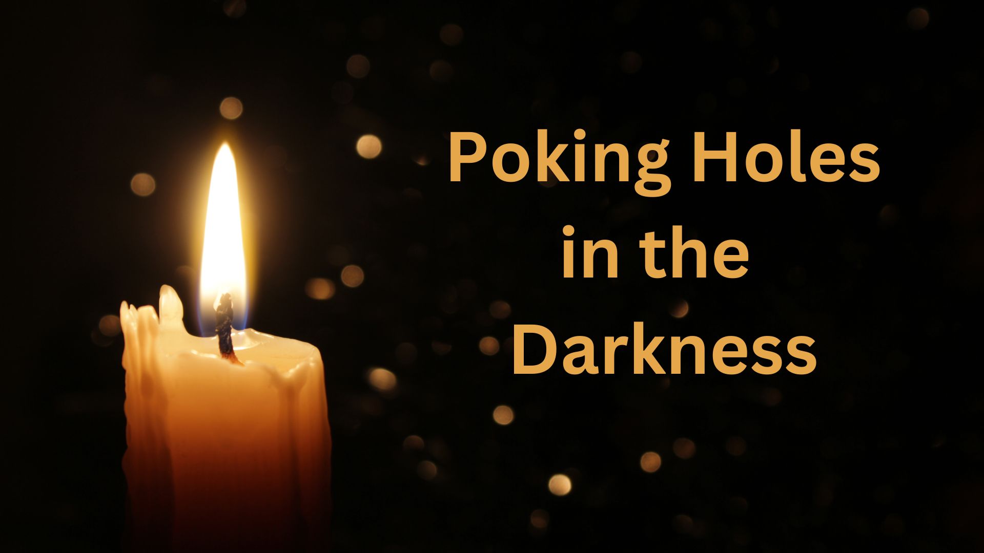 Poking Holes in the Darkness - Adobe Stock