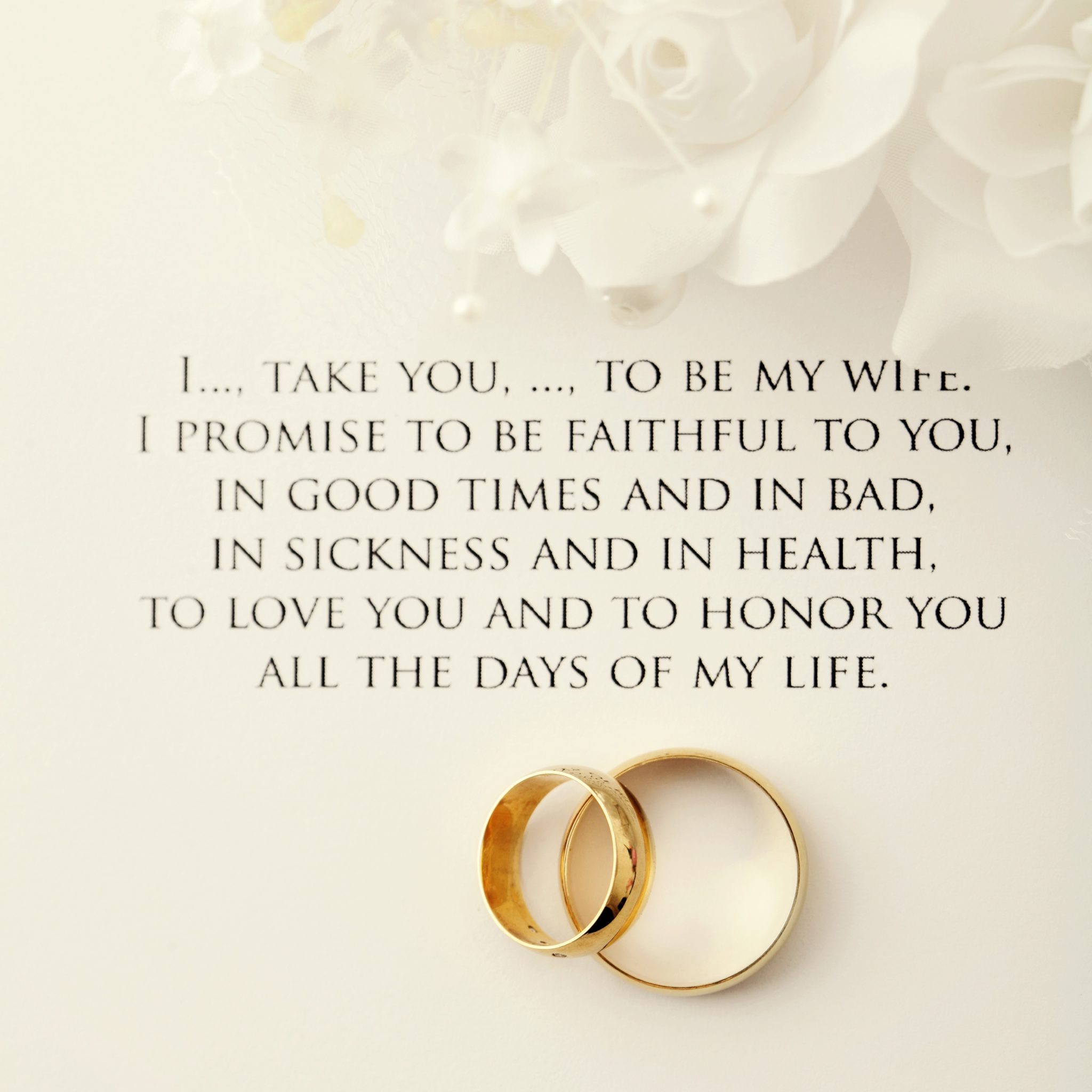 In our wedding vows most of us promise to "love honor and cherish&...