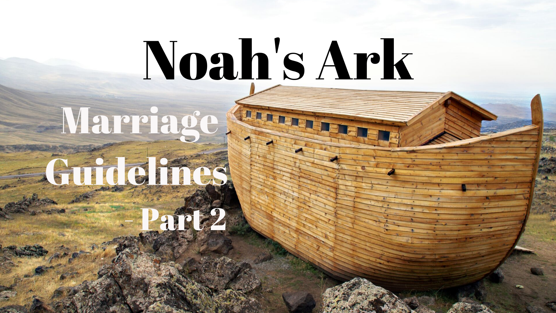 Noah's Ark Marriage Guidelines