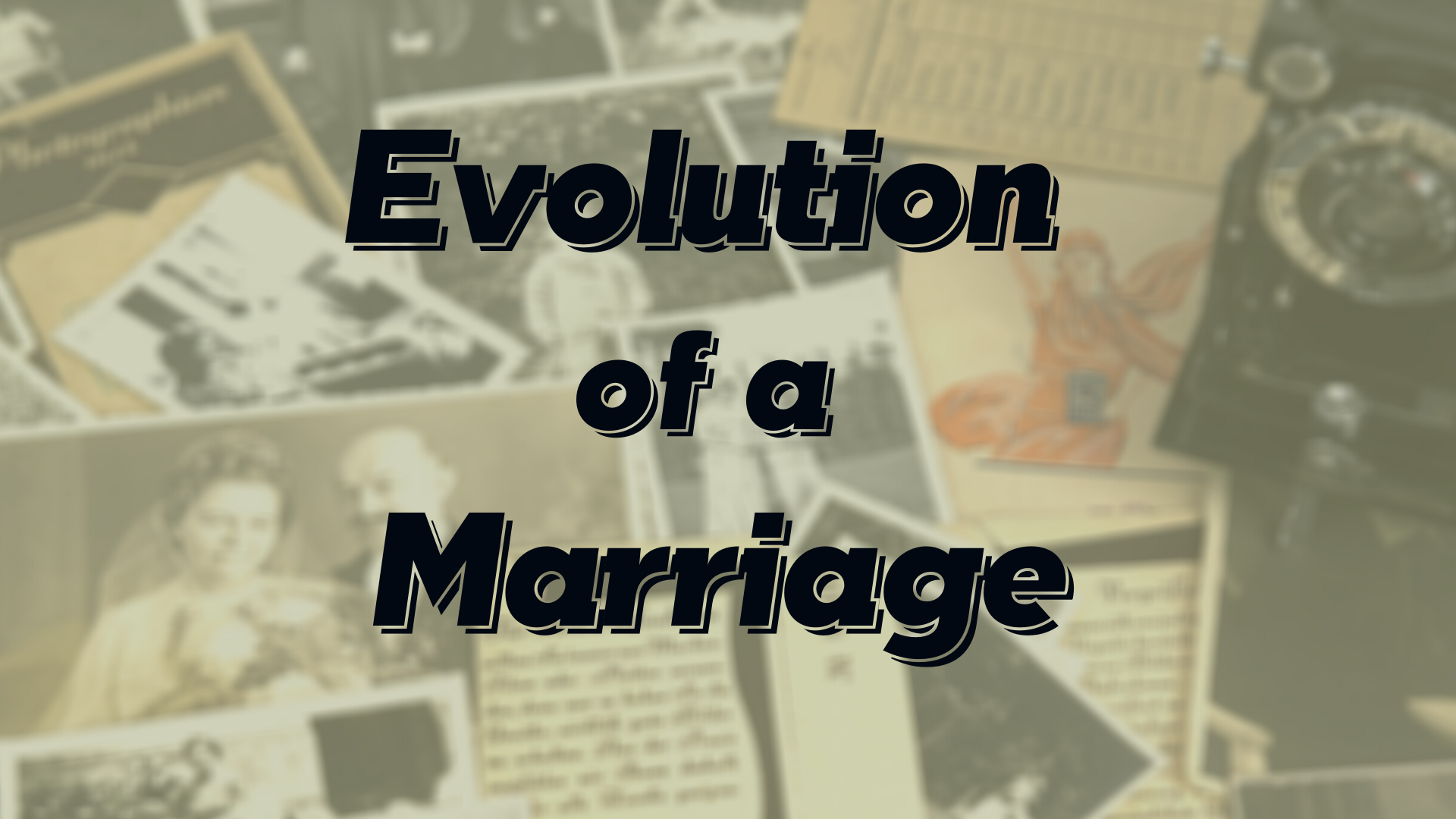 Evolution of Marriage